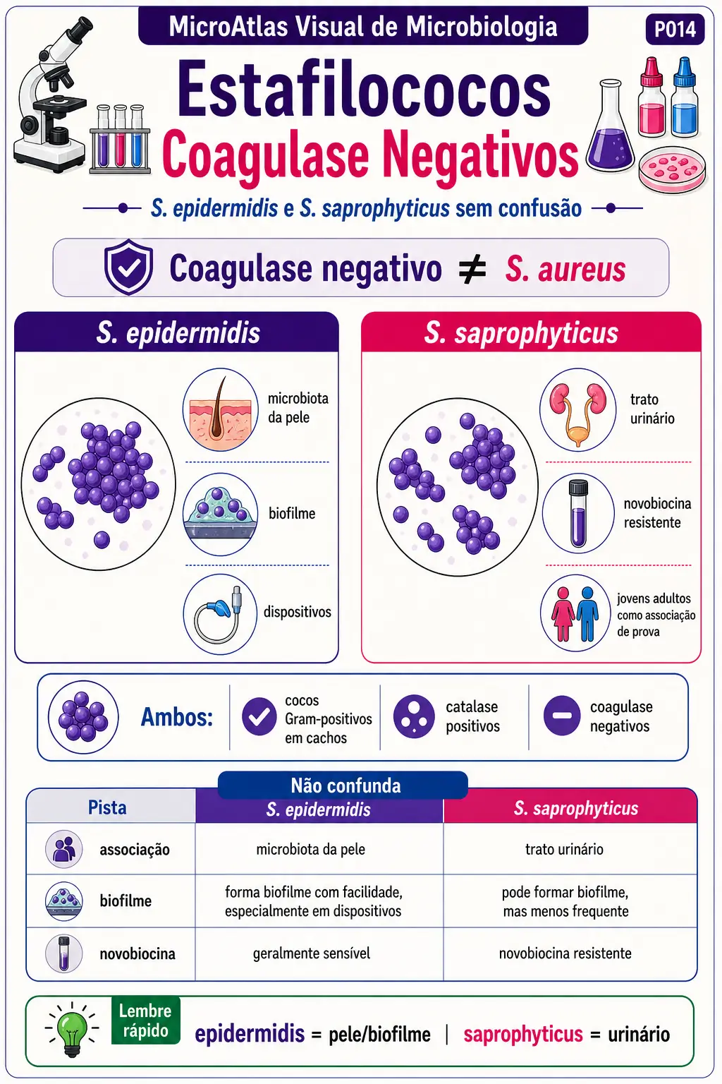 Prévia sobre estafilococos coagulase-negativos